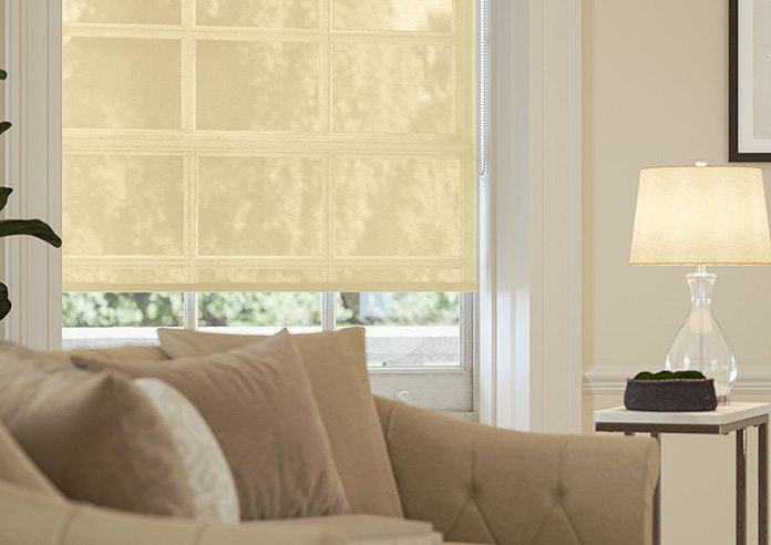 Pompeii Voile, Wheat - Twist&Fit Roller Blind - Image 5